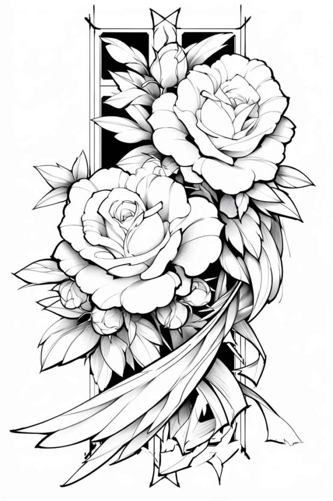 roses tattoo design ideas Realism micro detail scented memory meaning perseverance