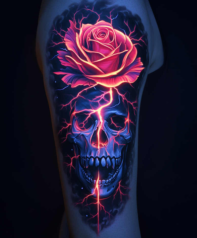 roses tattoo design ideas Realism soft focus thorn represents strength