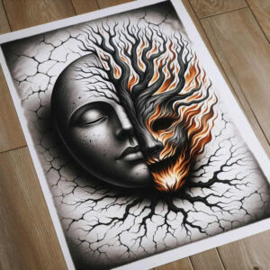dot-skull-tattoo – tattoo design ideas free ai generated – abyss – for-upper-arm – Gallery: skulls-inkby-ai
