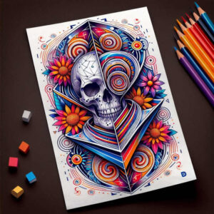 mystery-motif-skull-tattoo – tattoo design ideas free ai generated – void – for-back – Gallery: skulls-inkby-ai