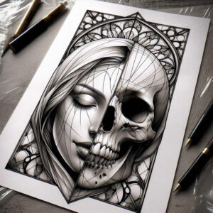 skulls tattoo design ideas smooth gradients afterlife marker for inner arm