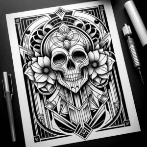 skulls tattoo design ideas classic motifs afterlife marker shows courage