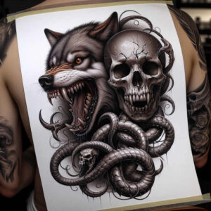 skulls tattoo design ideas soft shadows anatomy determination and power