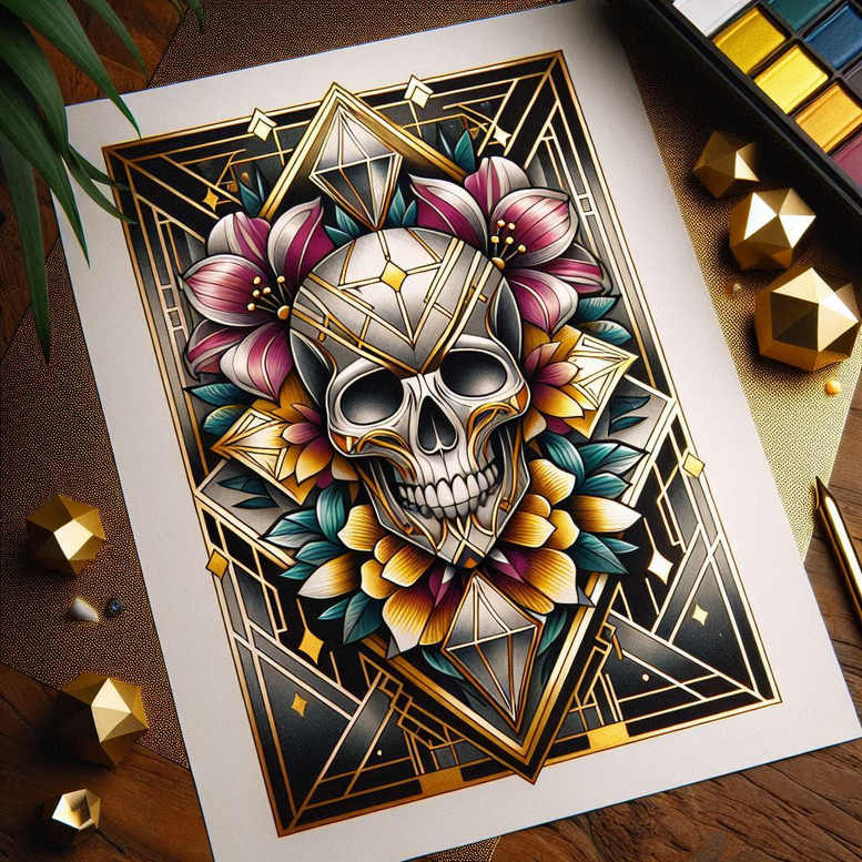 skulls tattoo design ideas hyperrealistic bone detailing for foot