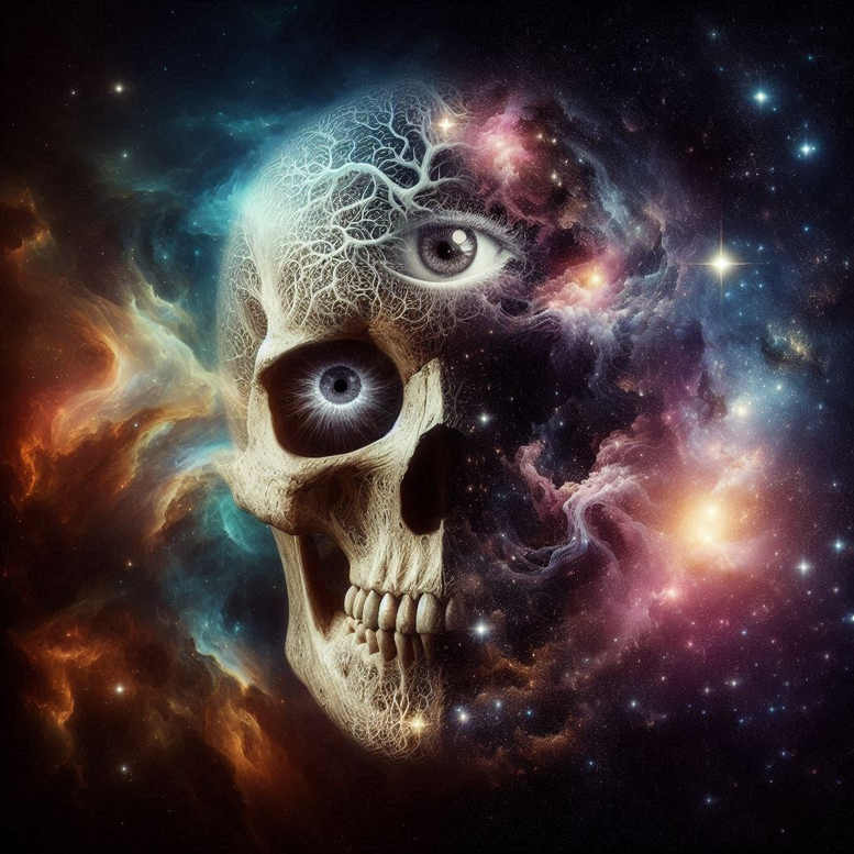 skulls tattoo design ideas watercolor-style bone detailing for shin