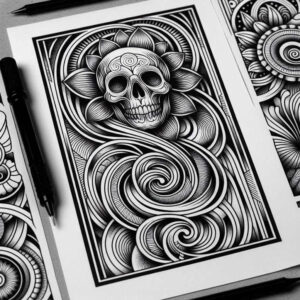 skulls tattoo design ideas ethereal textures bone for stomach