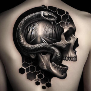 skulls tattoo design ideas Realism realistic lighting broken visage symbolising endurance