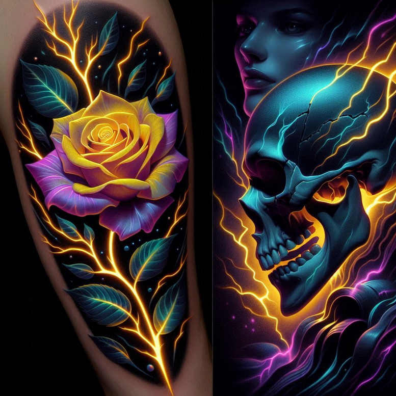 skulls tattoo design ideas Surrealism transcendent edgy realism for collarbone