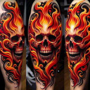 skulls tattoo design ideas Realism organic structure edgy realism for spine
