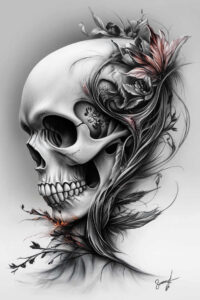 skulls tattoo design ideas lifelike gothic for hip