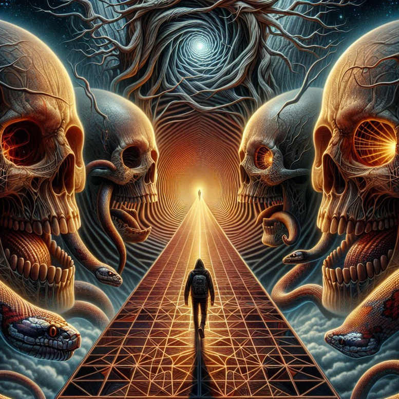 skulls tattoo design ideas Surrealism altered reality hollow stare stands for resilience
