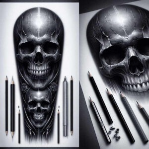 skulls tattoo design ideas Realism natural tones life reminder for wrist side