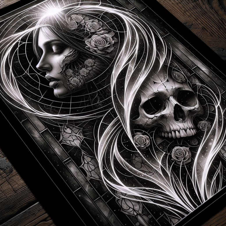 skulls tattoo design ideas Realism light play silent watcher for forearm