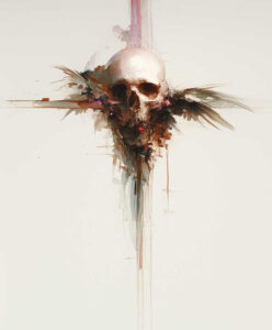 skulls tattoo design ideas subtle highlights silent watcher symbolising resilience