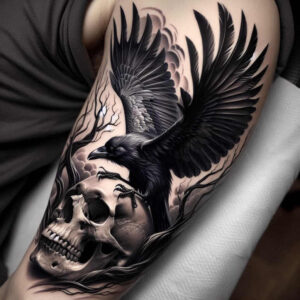 skulls tattoo design ideas modern classic tattoo classic for back of neck