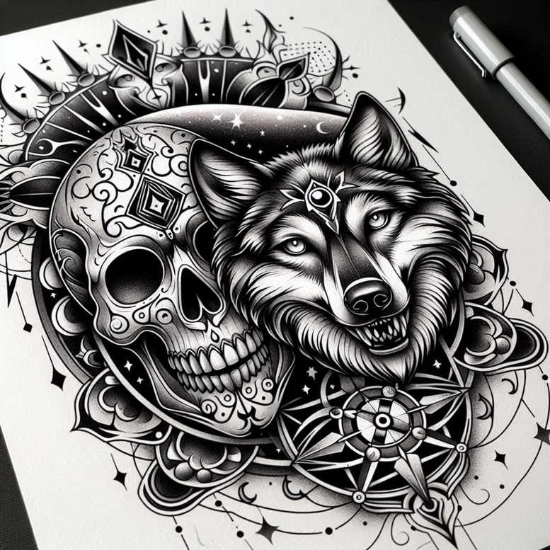 skulls tattoo design ideas bold motifs tattoo classic for full back