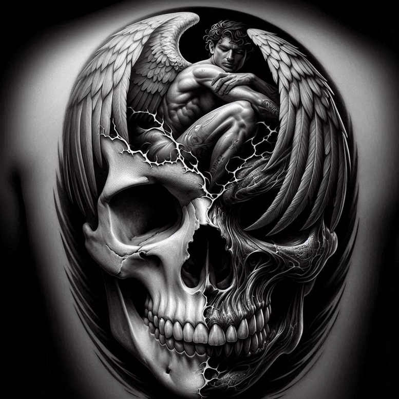 skulls tattoo design ideas layered inks timeless skull for full back
