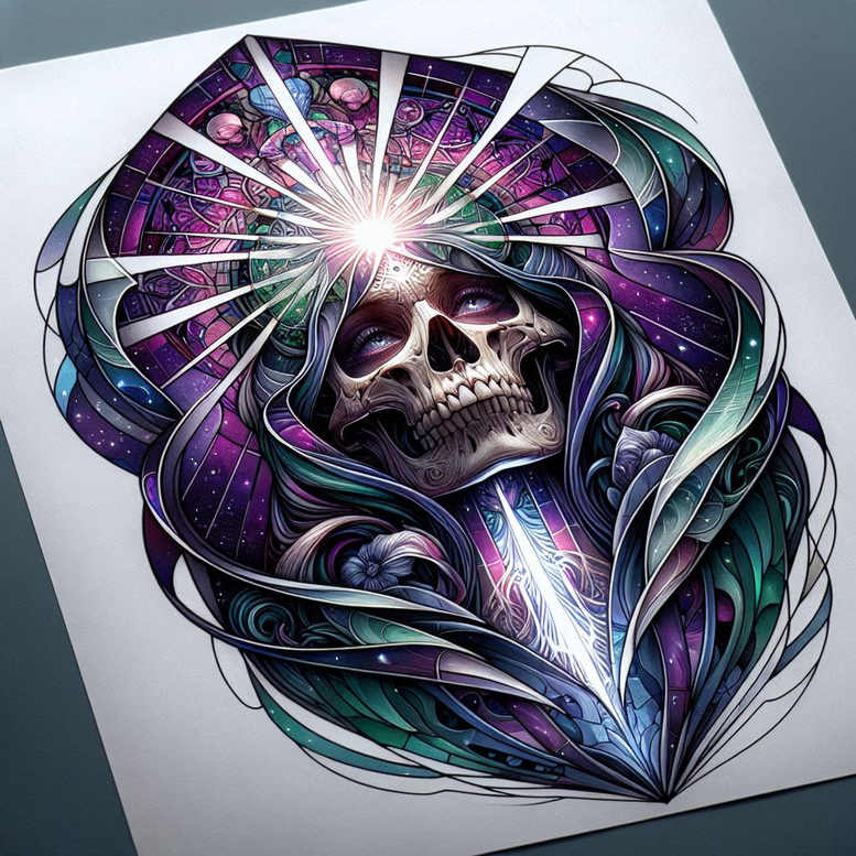 skulls tattoo design ideas soft-focus vanitas symbol of perseverance