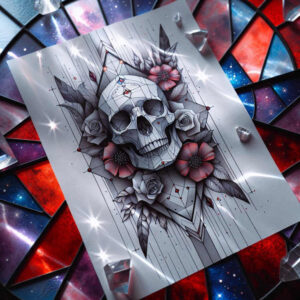 war-motif-skull-tattoo – tattoo design ideas free ai generated – evil-spirit – for-outer-arm – Gallery: skulls-inkby-ai
