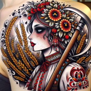 slowianskie-bostwa-ziemi-surrealism-enigmatic-visuals-for-calf – tattoo design ideas free ai generated – Gallery: slavic-mythology-inkby-ai