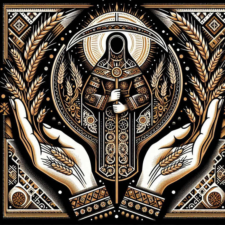slowianskie-swiatlo-i-cien-neotraditional-refined-color-palette-for-collarbone – tattoo design ideas free ai generated – Gallery: slavic-mythology-inkby-ai