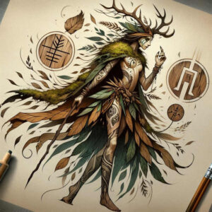 slowianskie-bostwa-natury-neotraditional-contoured-forms-for-full-back – tattoo design ideas free ai generated – Gallery: slavic-mythology-inkby-ai