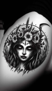 slowianskie-bostwa-opiekuncze-realism-precise-anatomy-for-elbow – tattoo design ideas free ai generated – Gallery: slavic-mythology-inkby-ai