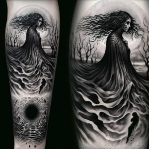 slowianskie-symbole-harmonii-surrealism-dream-motifs-for-neck – tattoo design ideas free ai generated – Gallery: slavic-mythology-inkby-ai