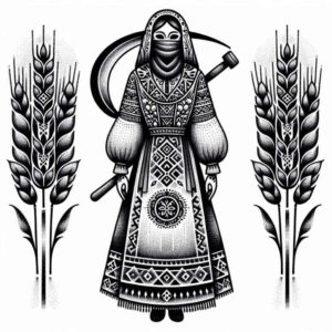 slowianskie-symbole-slonca-neotraditional-rich-shading-for-upper-thigh – tattoo design ideas free ai generated – Gallery: slavic-mythology-inkby-ai