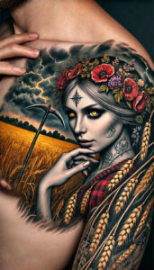 slowianskie-wierzenia-realism-natural-luminosity-for-toe – tattoo design ideas free ai generated – Gallery: slavic-mythology-inkby-ai