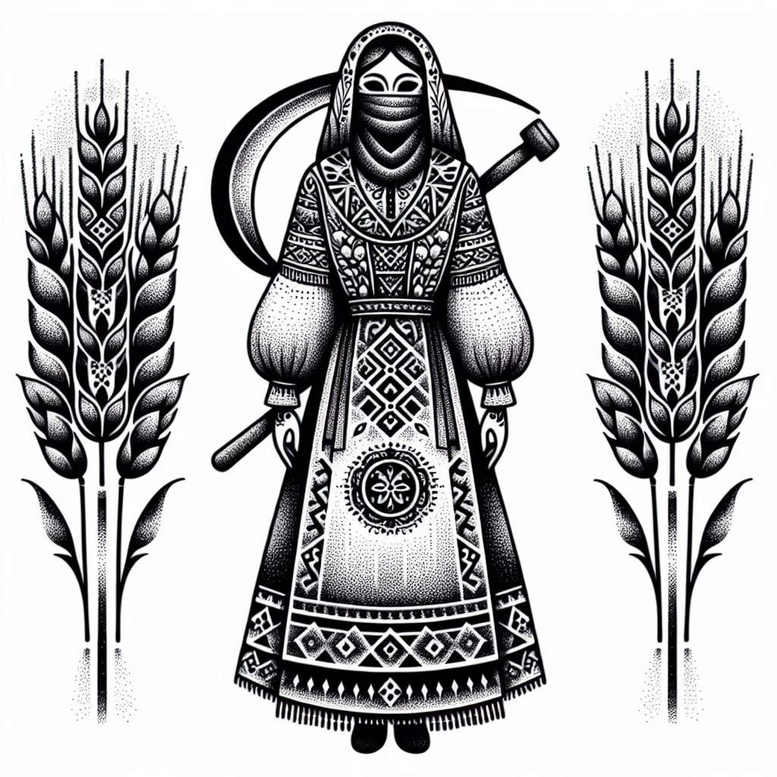slavic-mythology tattoo design ideas Surrealism ethereal agony for side