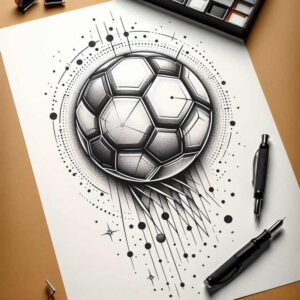 agility – tattoo design ideas free ai generated – realism-rich-blacks – for-thigh – Gallery: sport-inkby-ai