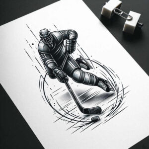 amateur-sport – tattoo design ideas free ai generated – neotraditional-vibrant-palette – for-upper-back – Gallery: sport-inkby-ai