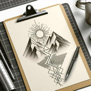 exercises – tattoo design ideas free ai generated – neotraditional-dynamic-color – for-upper-back – Gallery: sport-inkby-ai