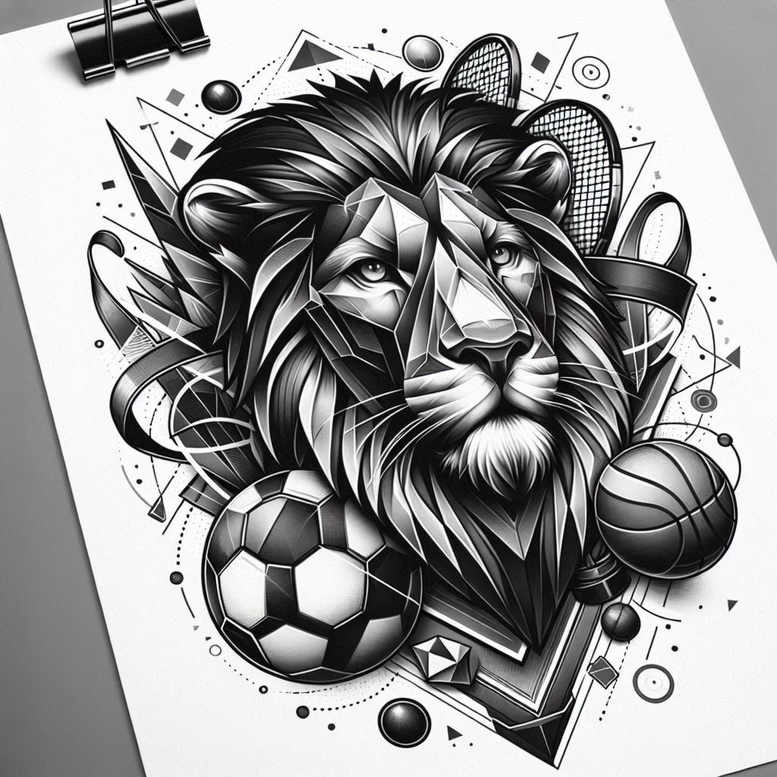functional-training – tattoo design ideas free ai generated – neotraditional-textured-fills – for-hand – Gallery: sport-inkby-ai