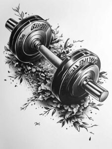 mental-training – tattoo design ideas free ai generated – neotraditional-balanced-color – for-nape – Gallery: sport-inkby-ai