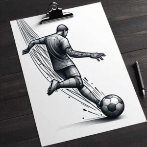 physical-activity – tattoo design ideas free ai generated – neotraditional-detailed-textures – for-calf – Gallery: sport-inkby-ai