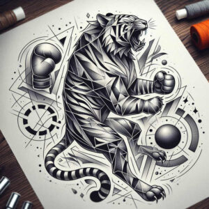 recreational-sport – tattoo design ideas free ai generated – surrealism-phantom – for-back-of-neck – Gallery: sport-inkby-ai