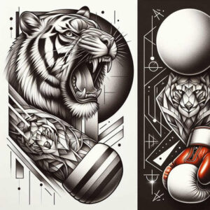 strength – tattoo design ideas free ai generated – realism-visual-truth – for-upper-thigh – Gallery: sport-inkby-ai