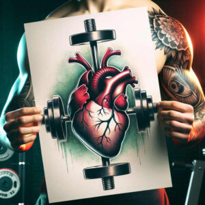 strength-training – tattoo design ideas free ai generated – realism-sharp-focus – for-lower-leg – Gallery: sport-inkby-ai