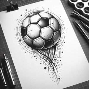 swimming – tattoo design ideas free ai generated – realism-hyper-detail – for-calf – Gallery: sport-inkby-ai