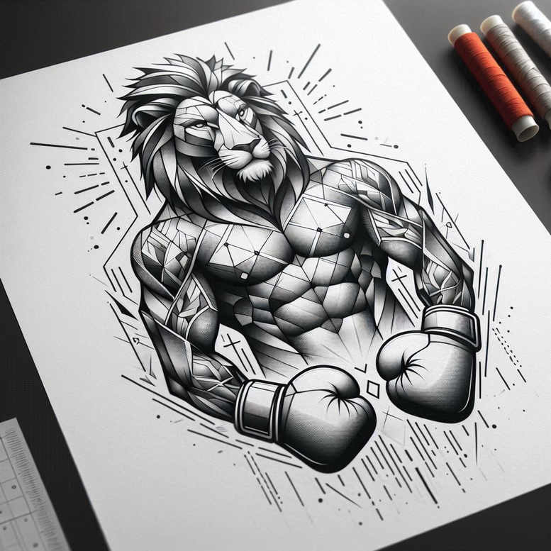 swimming – tattoo design ideas free ai generated – surrealism-mysterious – for-hip – Gallery: sport-inkby-ai