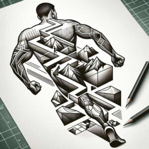 sport tattoo design ideas point minimal discipline meaning endurance