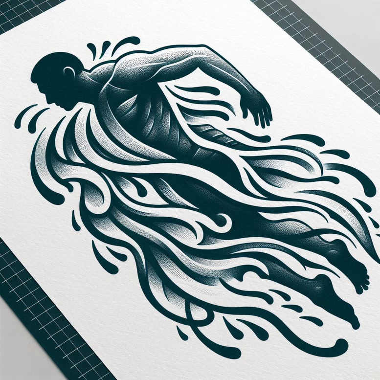 sport tattoo design ideas no excess dynamic form meaning perseverance