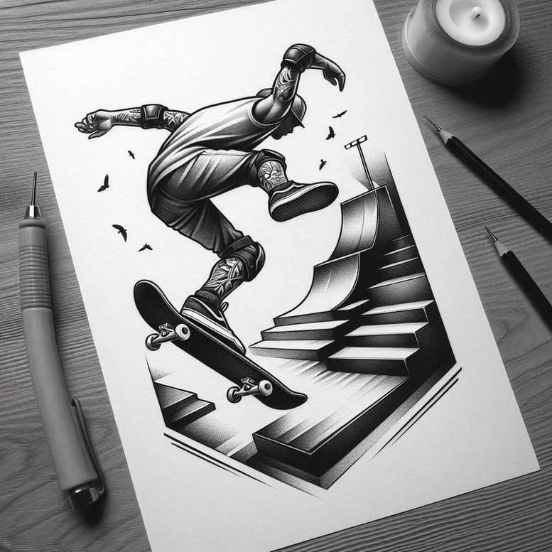 sport tattoo design ideas open space energetic rhythm for back shoulder