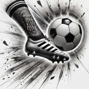 sport tattoo design ideas dainty focused drive for heel