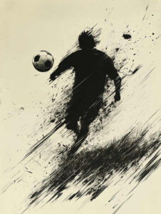 sport tattoo design ideas empty space focused drive shows determination