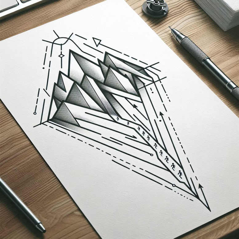 sport tattoo design ideas single line movement pulse for lower arm