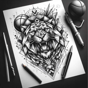 sport tattoo design ideas soft curve muscle tone symbolising strength