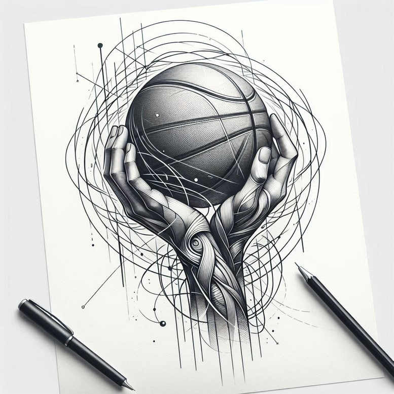 sport tattoo design ideas slender power for side torso
